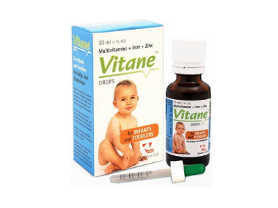 Vitane Iron, Zinc & Multivitamin Oral Drops for Infants & Toddlers 30 ml