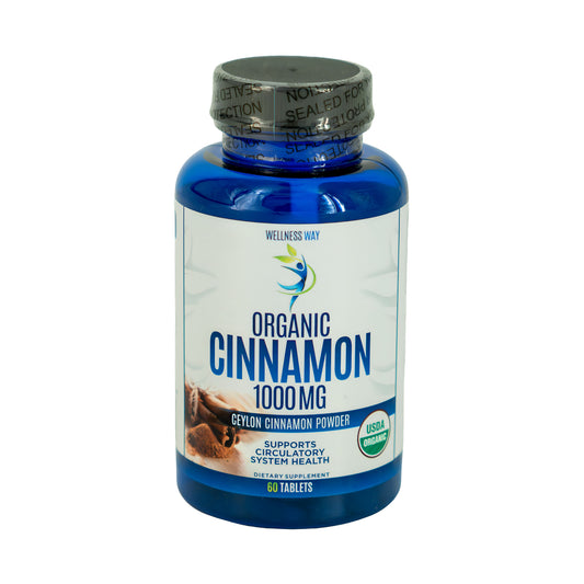 WELLNESS WAY ORGANIC CINNAMON 60TAB