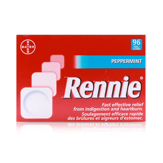 Rennie Peppermint Tablets, 96 Tabs