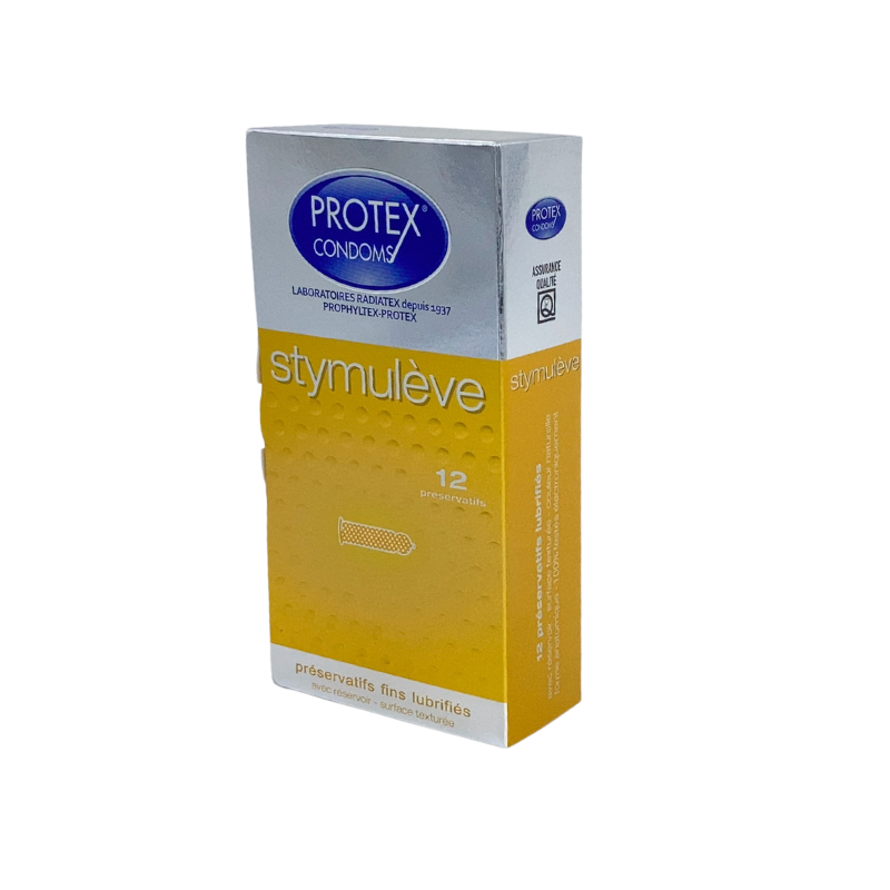 Protex Stymuleve Condoms, 12 Pieces