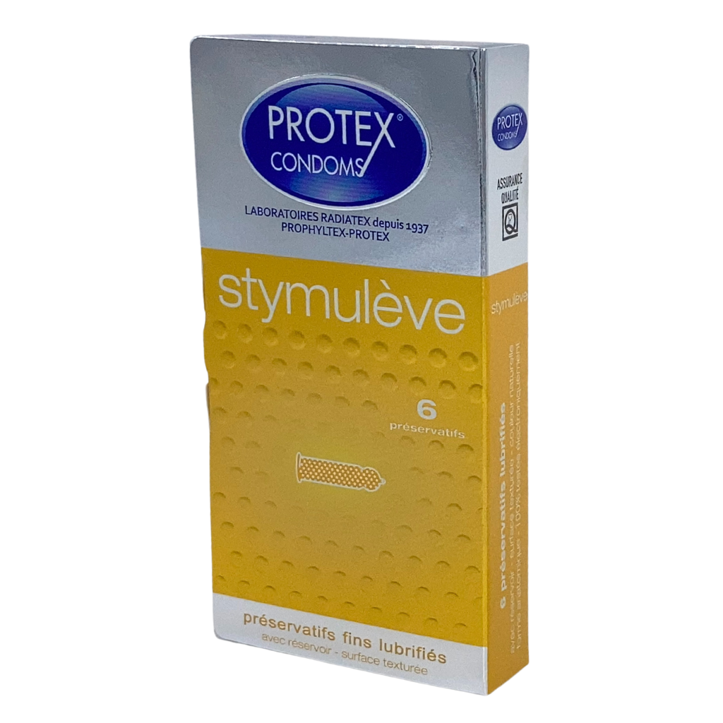 Protex Stymuleve Condoms, 6 Pieces