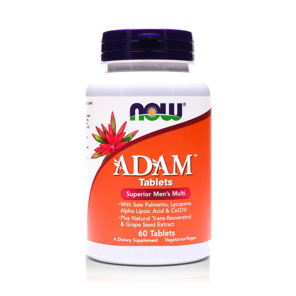 Now Adam Mens Multi Tablets, 60 Tabs