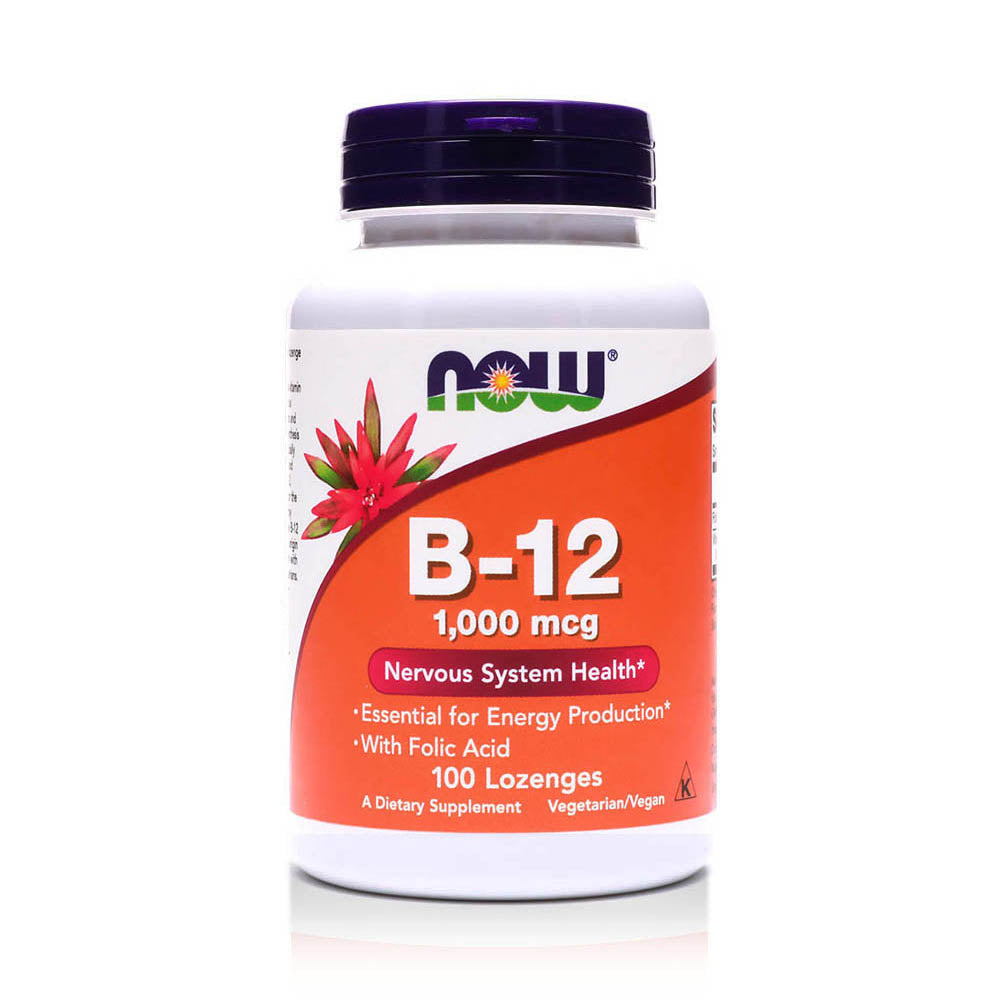 Now Vitamin B-12 1000mcg, 100 Lozenges