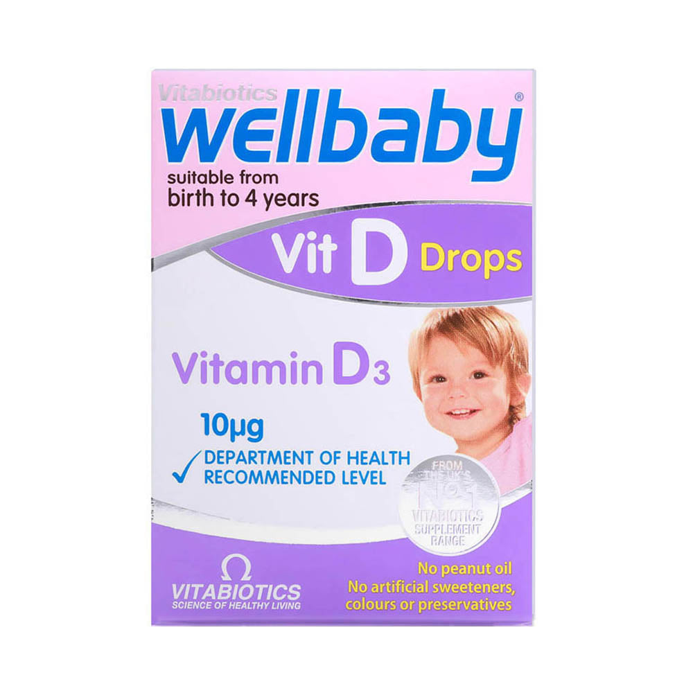 Vitabiotics Wellbaby Vitamin D Drops, 30 ml