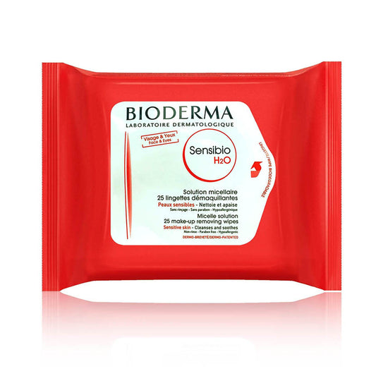 Bioderma Sensibio H2O Wipes, Pack of 25