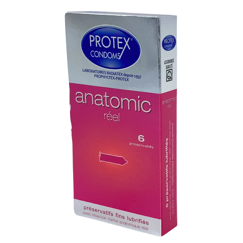 Protex Anatomic Reel Condoms, 6 Pieces