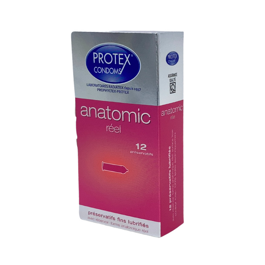 Protex Anatomic Reel Condoms, 12 Pieces