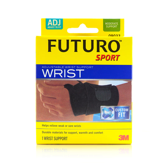 Futuro 09033 Sport Adjustble Neoprene Wrist Black