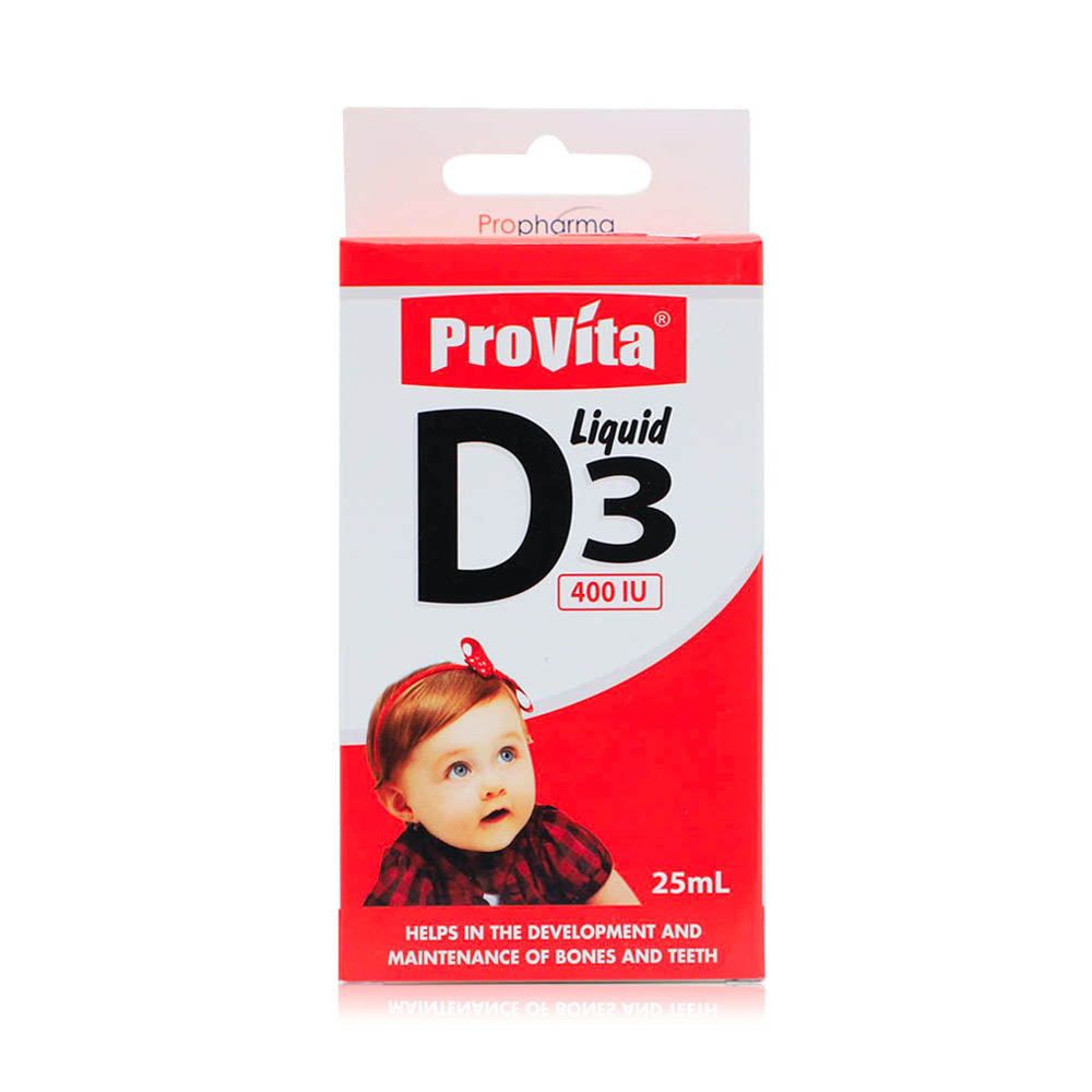 Provita Liquid D3 400Iu Drops, 25 ml