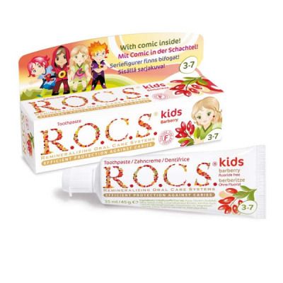 R.O.C.S Kids Barberry Toothpaste 35Ml