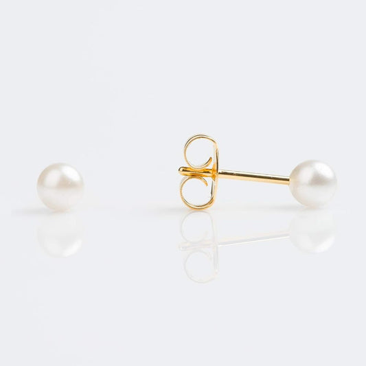 Studex White Pearl Gold Plated, 3mm 7531-0673-SP