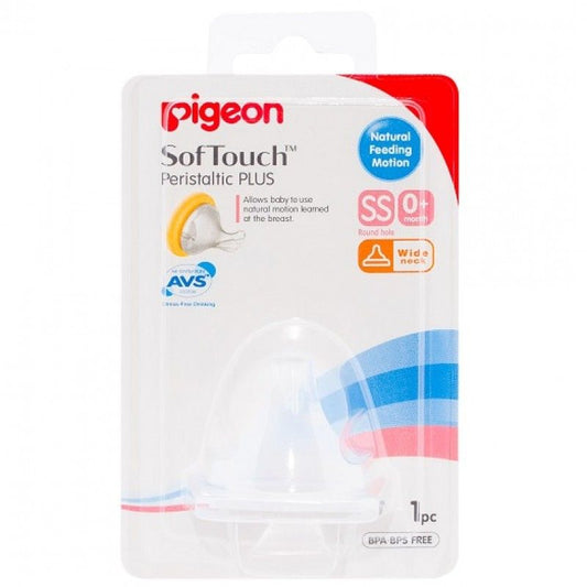 Pigeon Peristaltic Plus Nipple Ss 2 Pieces