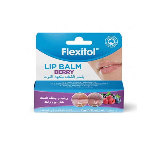 Flexitol Lip Balm Berry (2.5% Urea), 10g