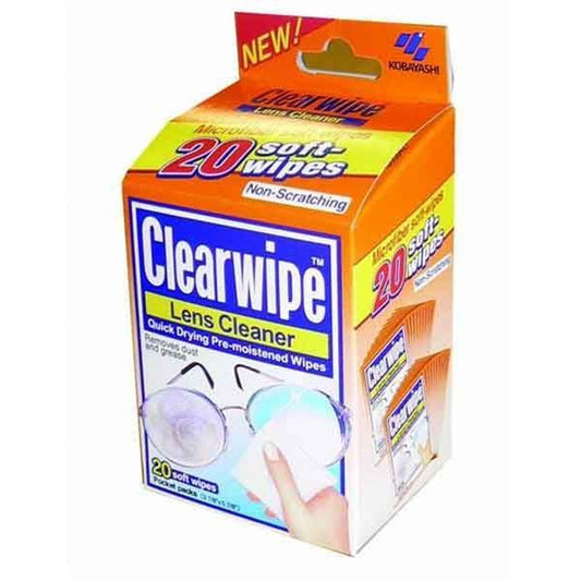 Clearwipe Lens Cleaner, 20Pieces