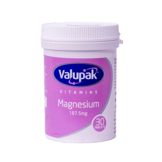 Valupak Magnesium Tablets, 30 Count