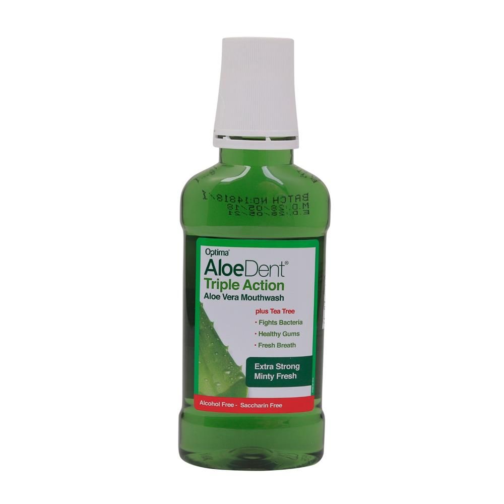 Optima Aloedent Triple Action Aloe Vera Mouthwash 250 ML