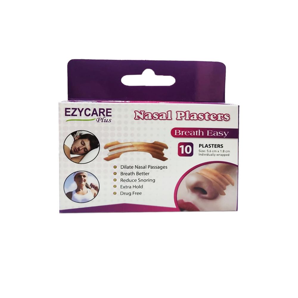 Ezycare Plus Nasal Plaster Breath Easy, 10 Pieces