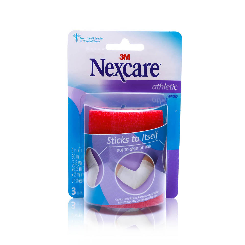 3M Nexcare Athletic Wrap Red, Pack of 1