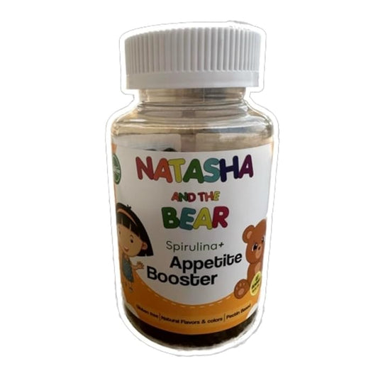 Natasha and The Bear Spirulina+ Appetite Booster, 60 Gummies