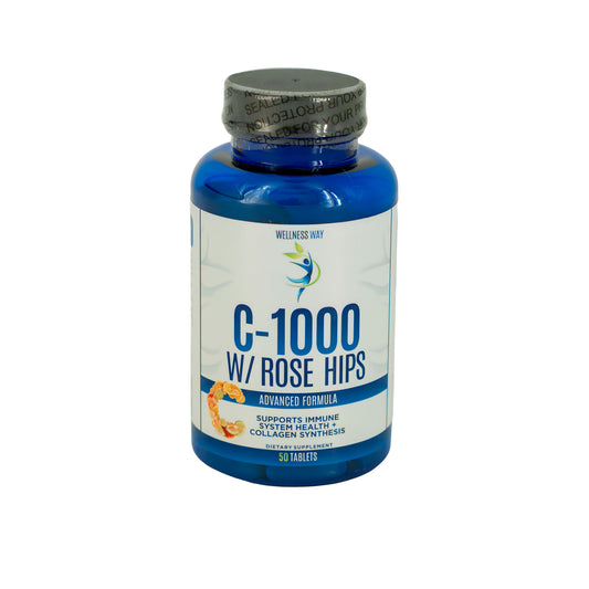 WELLNESS WAY C-1000 W/ROSE HIPS 50'S