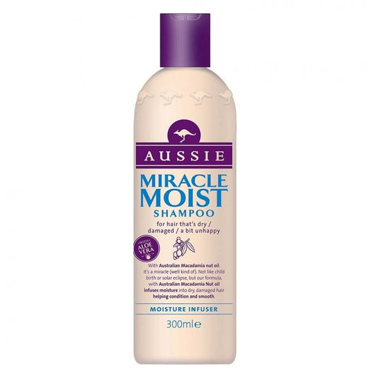 Aussie Miracle Moist Shampoo 300 ml