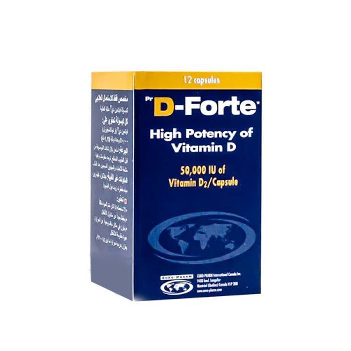 D-Forte 50000iu cap 12s