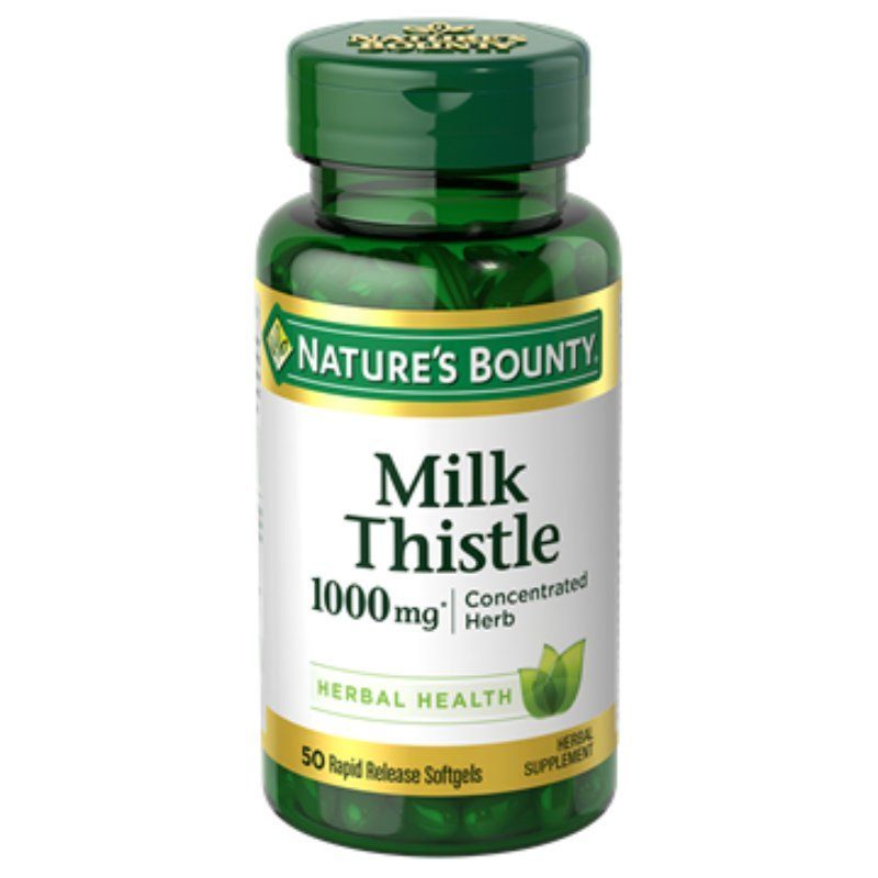 Nature's Bounty Milk Thistle 1000mg Capsules 50's