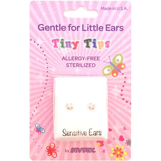 Studex Tiny Tips Earring Allergy Free Sterilized For Kids 2 Pieces