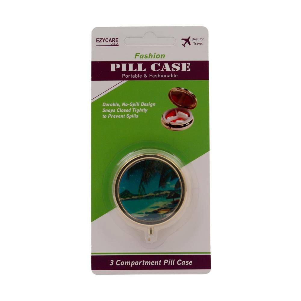 Ezycare Fashion Pill Case 3 Compartment