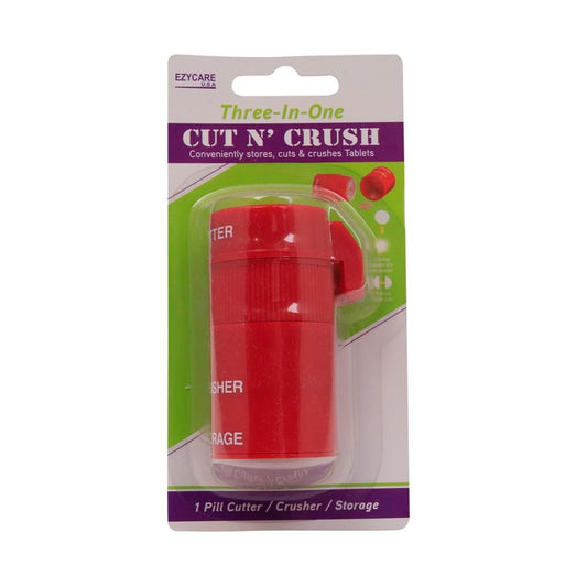 Ezycare 3 In 1 Cut N' Crush Pill Storage