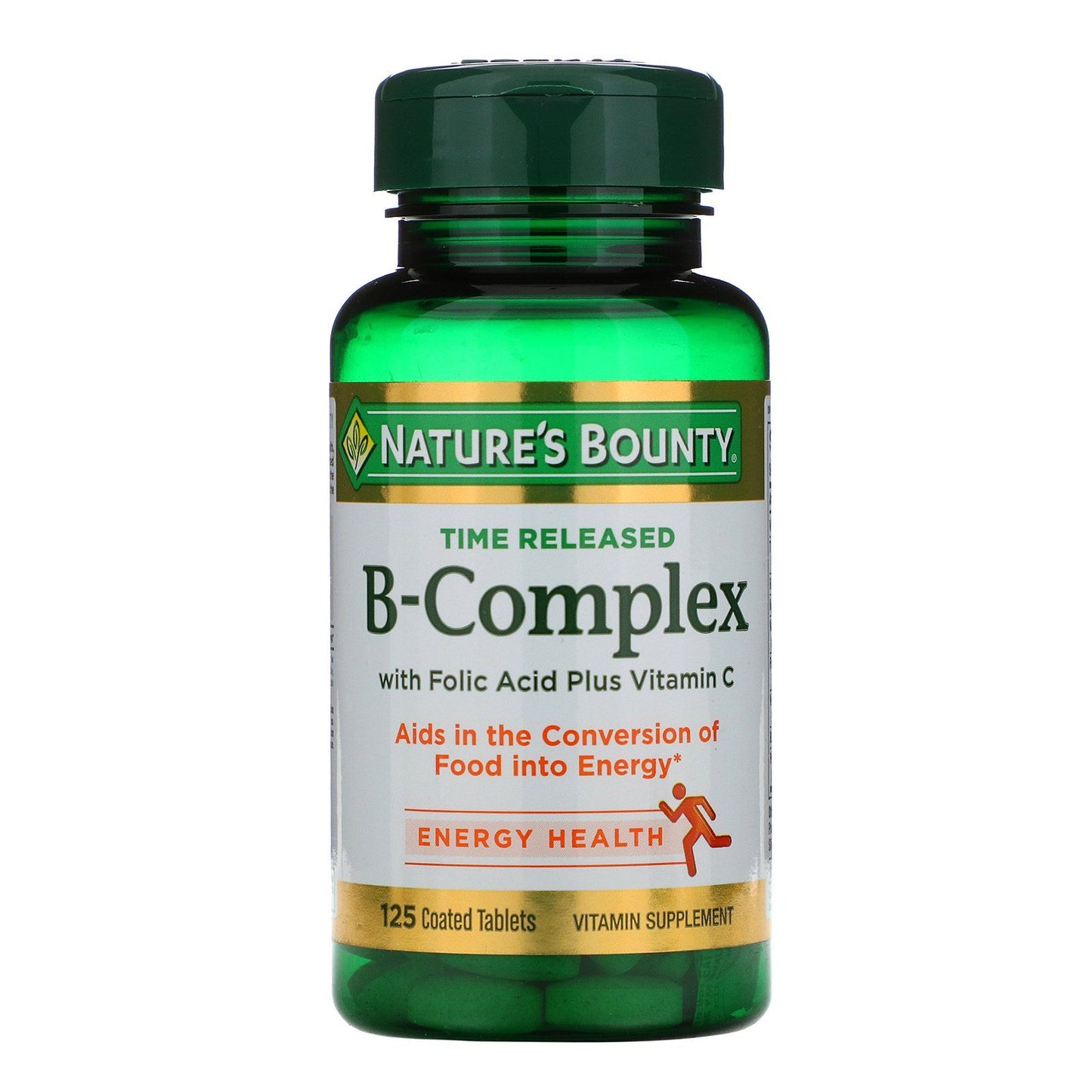 Nature's Bounty B-Complex Timed Released + Vitamin C Tablets 125's