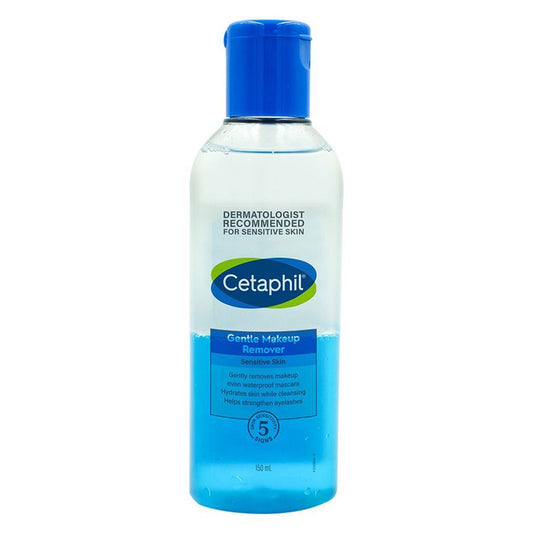 Cetaphil Gentle Face & Eyes Makeup Remover for Sensitive Skin - fragrance free 150 ml