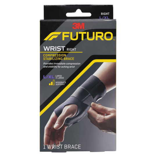 Futuro Right Wrist Compression STabletsilizing Brace 48402 - Large/X-Large