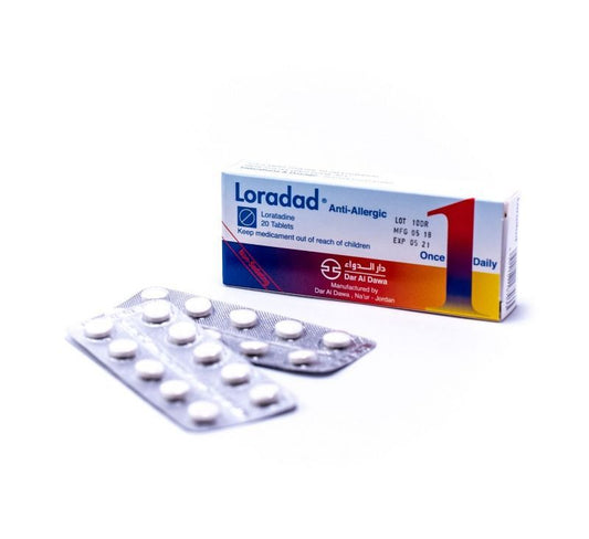 Loradad Anti-Allergic Tablets, 10 Tablets