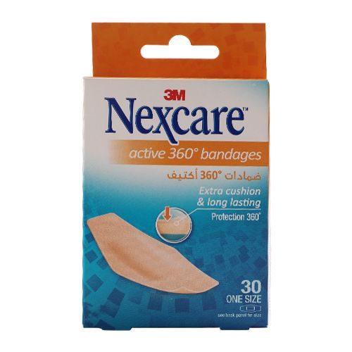 Nexcare Plaster Active 572-30dp, 30 Pieces