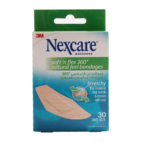 Nexcare Soft 'N Flex 360 Bandages 30 Pcs