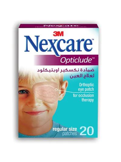 Nexcare Opticlude Orthoptic Eye Patch - Regular Size 20 Pieces