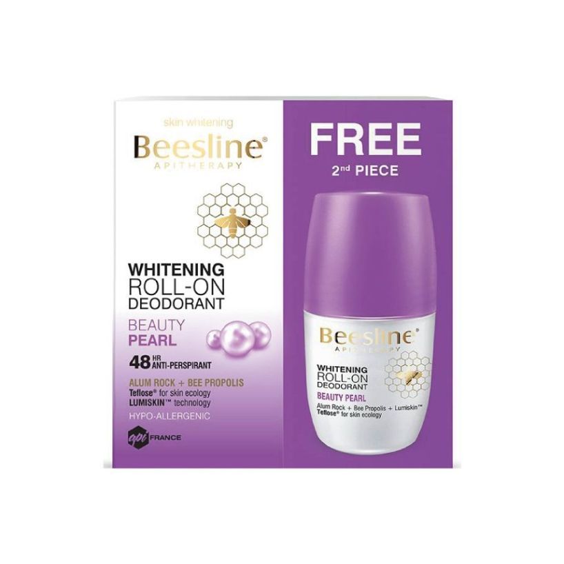 Beesline Whitening Deodorant Pearl Beauty, 2 Pieces