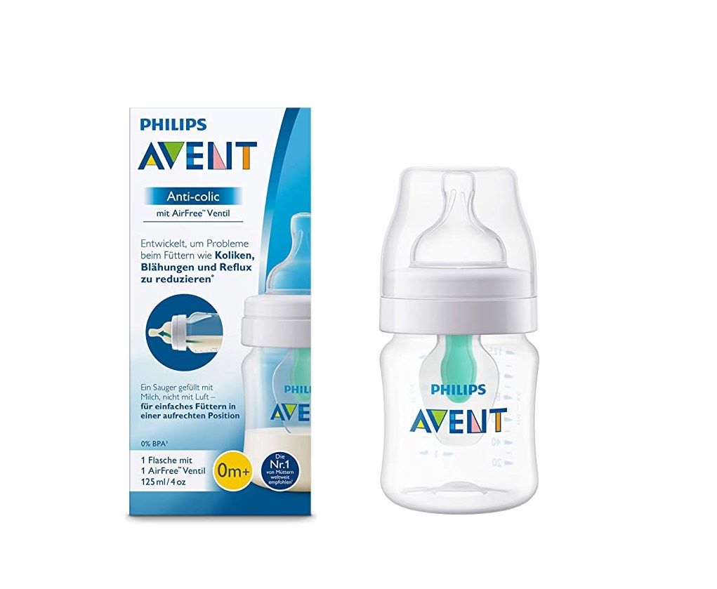 Philips Avent Anti-Colic with Air Free Vent Bottle 0M+, 125ml