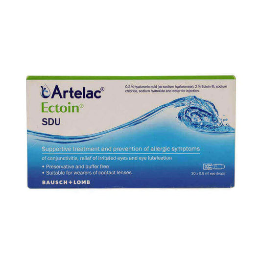 Artelac Ectoin Sdu Eye Drops Vial, 30 Count