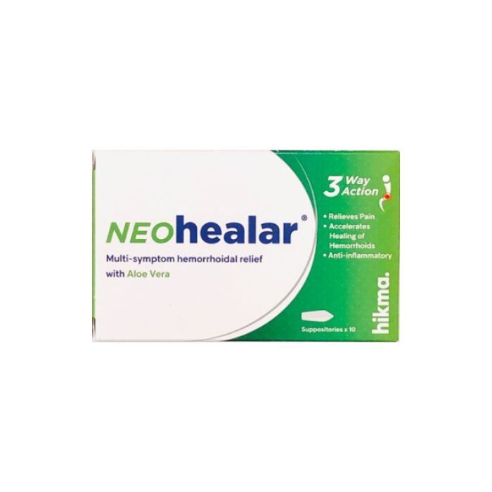 Neo Healar Herbal Suppositories, 10 Pieces