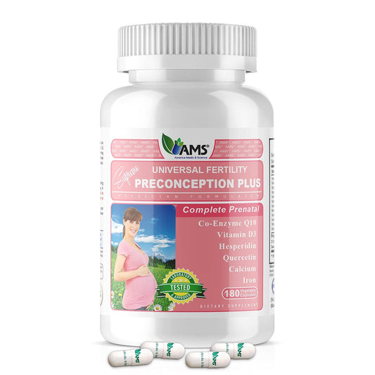 Ams Preconception Plus Female Capsules 180 Pieces