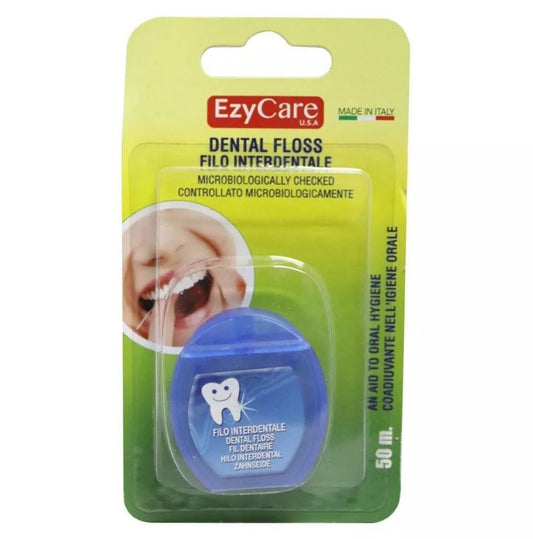 Ezycare 50m Waxed Dental Floss, 1 Piece