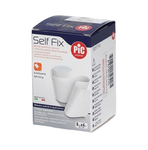 Pic Solution Self Fix Elastic Bandage, 8cmx4m