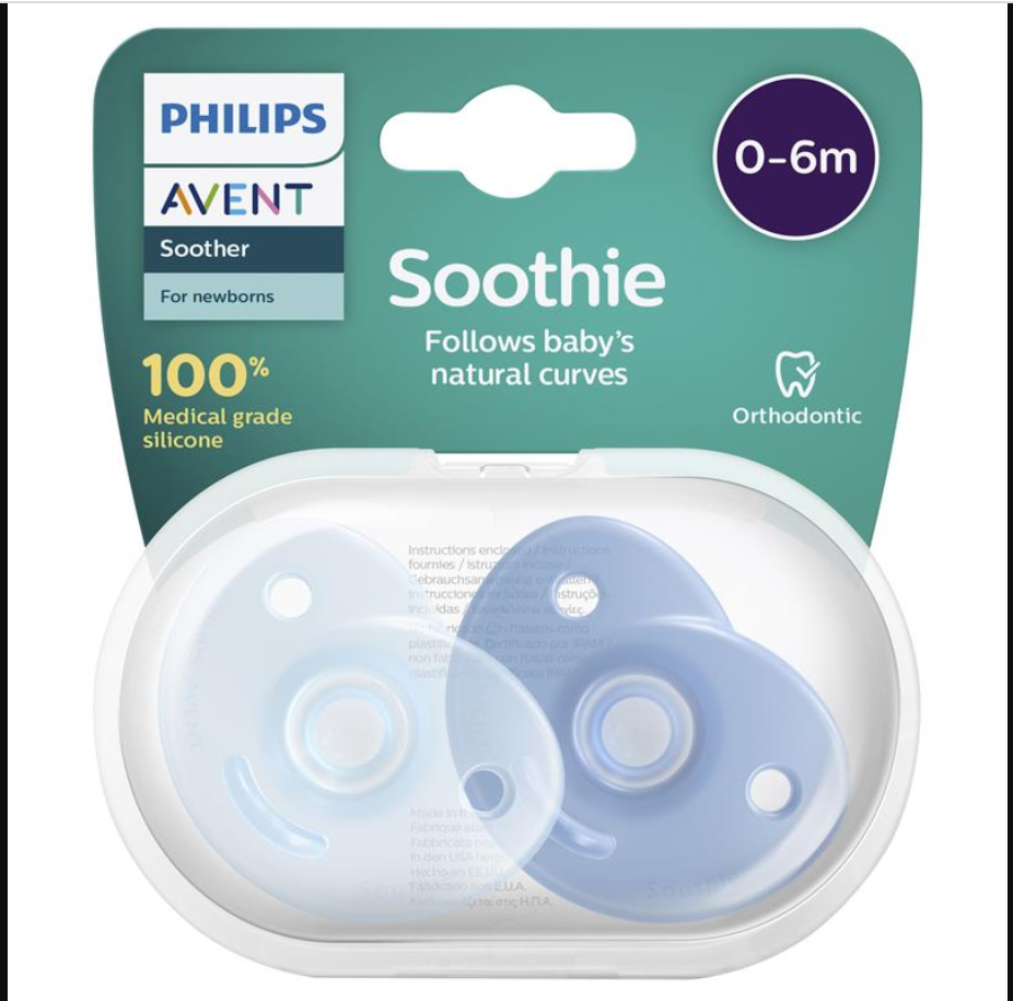 Philips Avent Soothie 0-6M Curved 7537