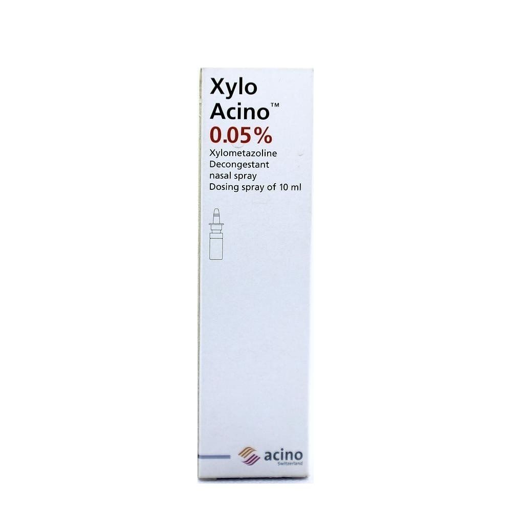 Acino Xylo 0.05% Xylometazoline Nasal Spray, 10ml