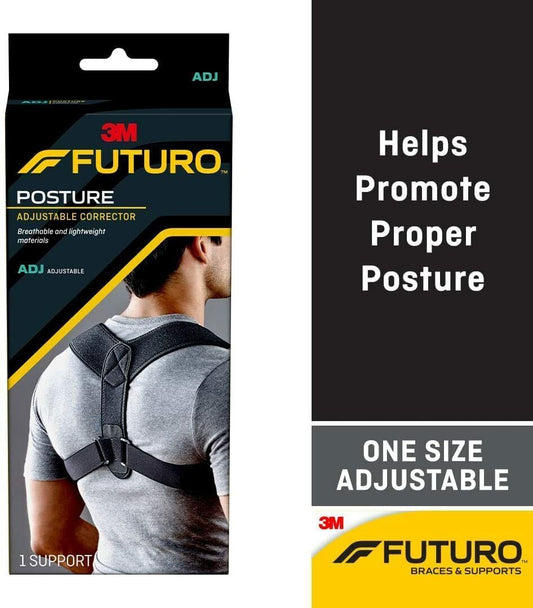 Futuro Posture Corrector Adjustable Helps Promote Proper Posture For Men & Women