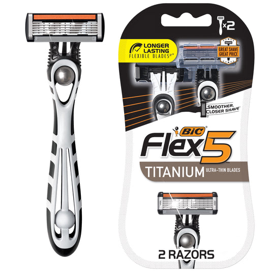 BIC Flex 5 Shavers 2 Pieces