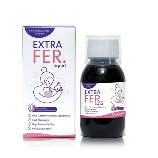 Extra Fer Liquid Ferrous Bisglycinate 28Mg/5Ml