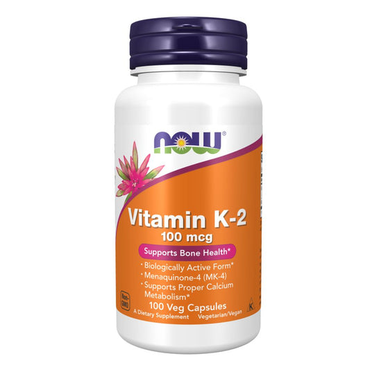 Now Vitamin K 2 100Mg, 100 Pieces